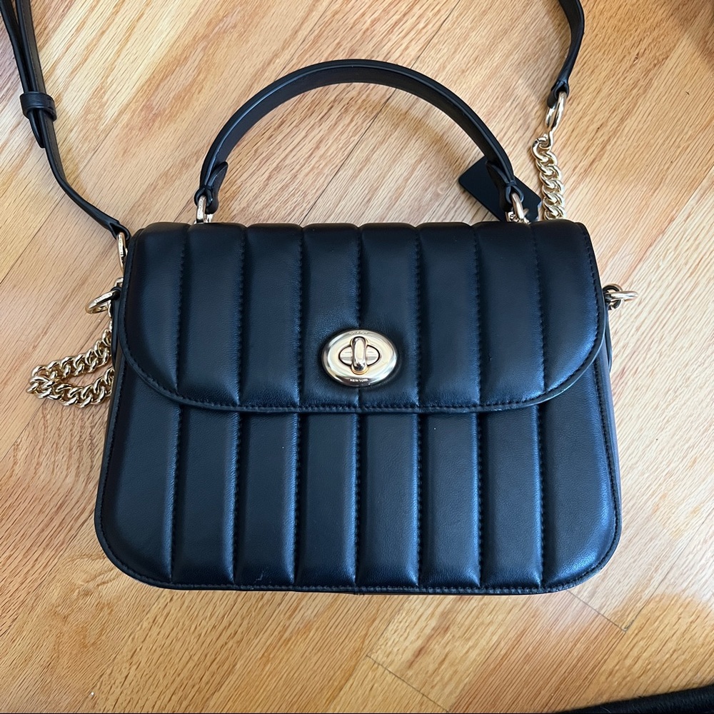 Coach Marlie top handle satchel crossbody bag